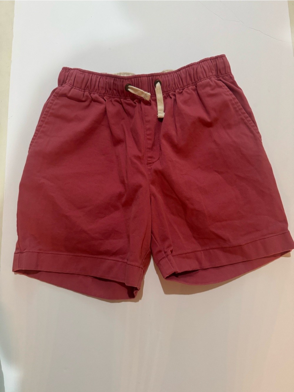 Crewcuts Boys Burgundy Elastic-Waist Shorts